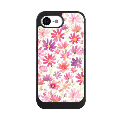 Apple iPhone 16e NIVOcore Boho Cosmos Flowers Purple