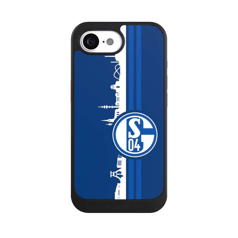 iPhone 16e NIVOcore Schalke 04 Skyline Blau