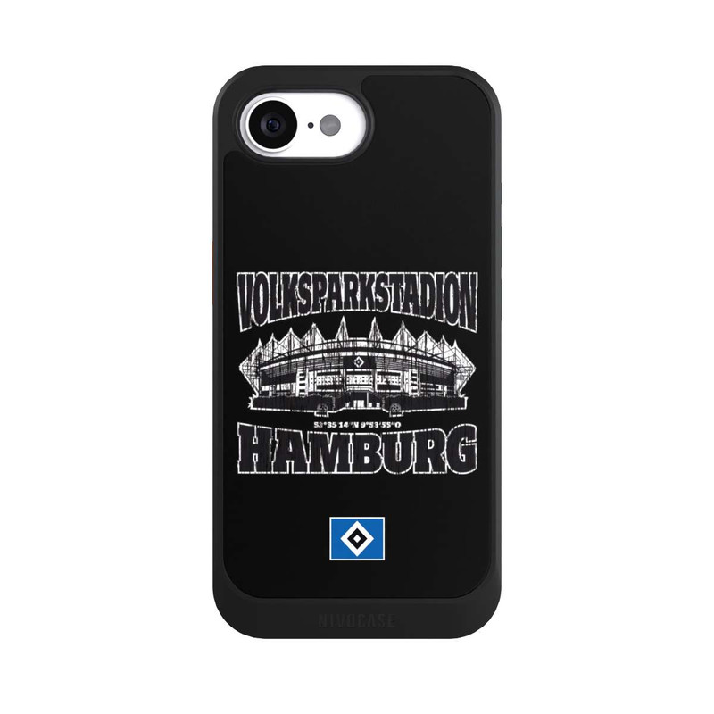 iPhone 16e NIVOcore HSV Volksparkstadion Schwarz