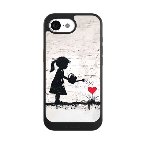 Apple iPhone 16e NIVOcore Girl Watering Bunch of Flowers 