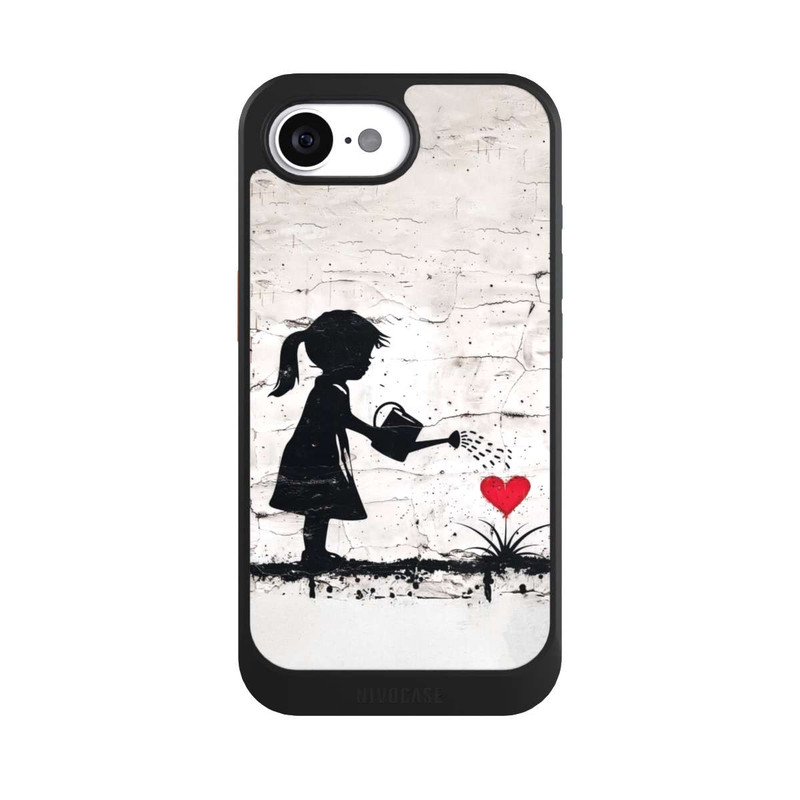 iPhone 16e NIVOcore Girl Watering Bunch of Flowers 