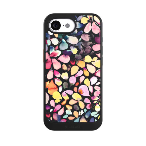 Apple iPhone 16e NIVOcore Eucalyptus Watercolor Leaves Black
