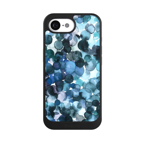 Apple iPhone 16e NIVOcore Watercolor Dots Blue Pattern