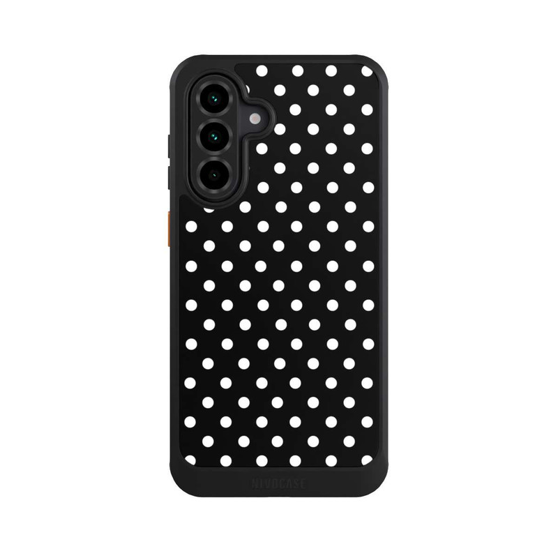 Galaxy A36 5G NIVOcore Confettis blancs sur fond noir