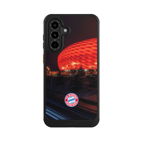 Samsung Galaxy A36 5G NIVOcore Allianz Arena bei Nacht FCB