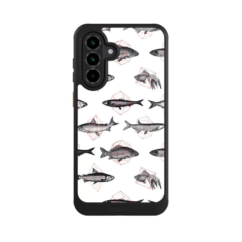 Galaxy A36 5G NIVOcore Fische in Geometrie