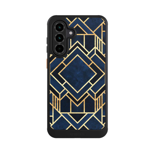 Samsung Galaxy A36 5G NIVOcore Kunst Deko Blau Golddruck