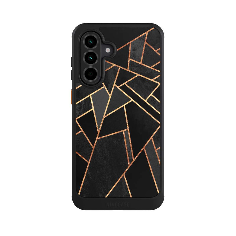 Galaxy A36 5G NIVOcore Schwarze Nacht Gold Druck