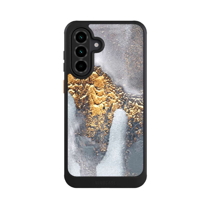 Galaxy A36 5G NIVOcore Beton-Gold-Glitzerlook