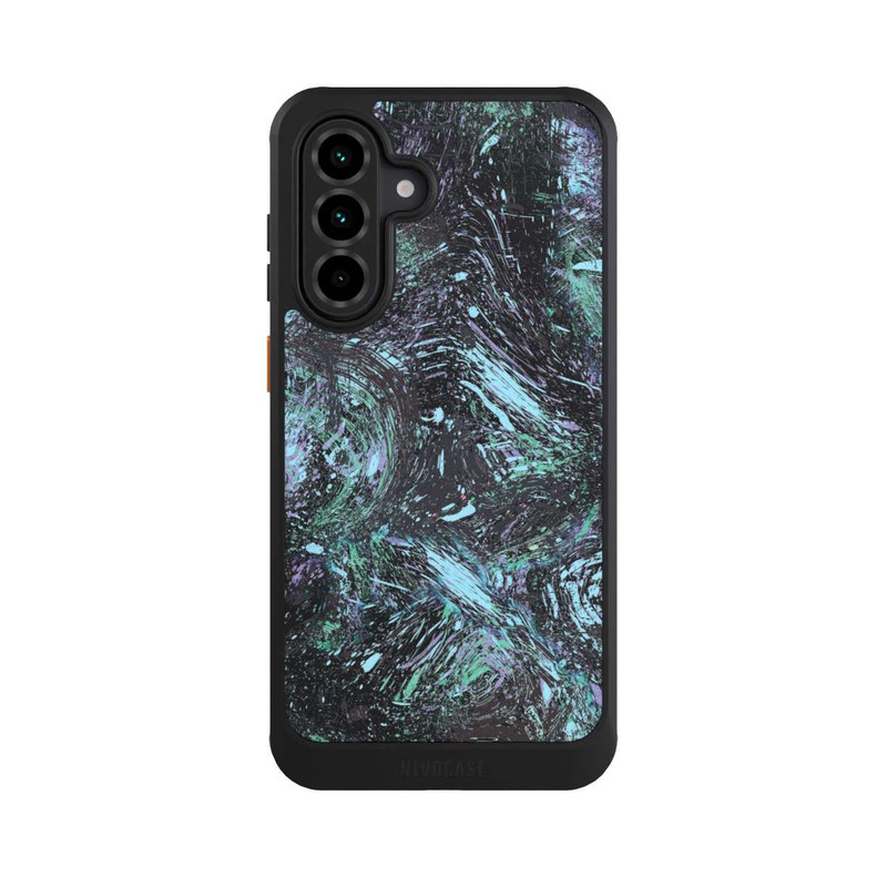 Galaxy A36 5G NIVOcore Abstrakt tropfender Staub lila