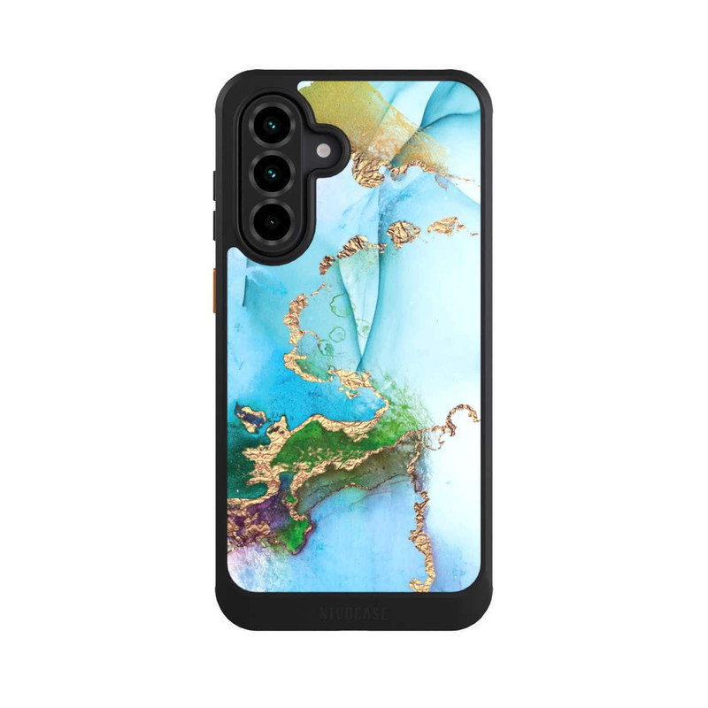 Galaxy A36 5G NIVOcore Look pailleté en marbre coloré