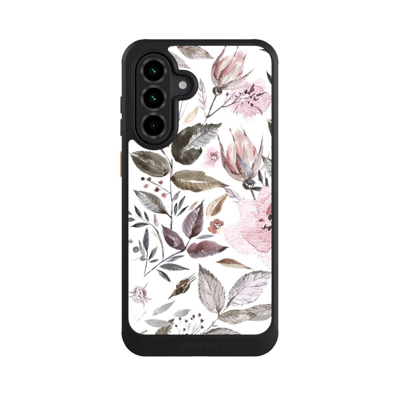 Galaxy A36 5G NIVOcore Aquarell braune Rosenblüten