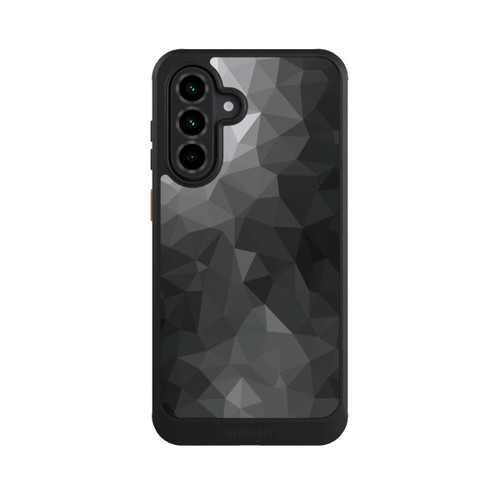 Samsung Galaxy A36 5G NIVOcore Polygonales Mosaik Schwarz/Weiß