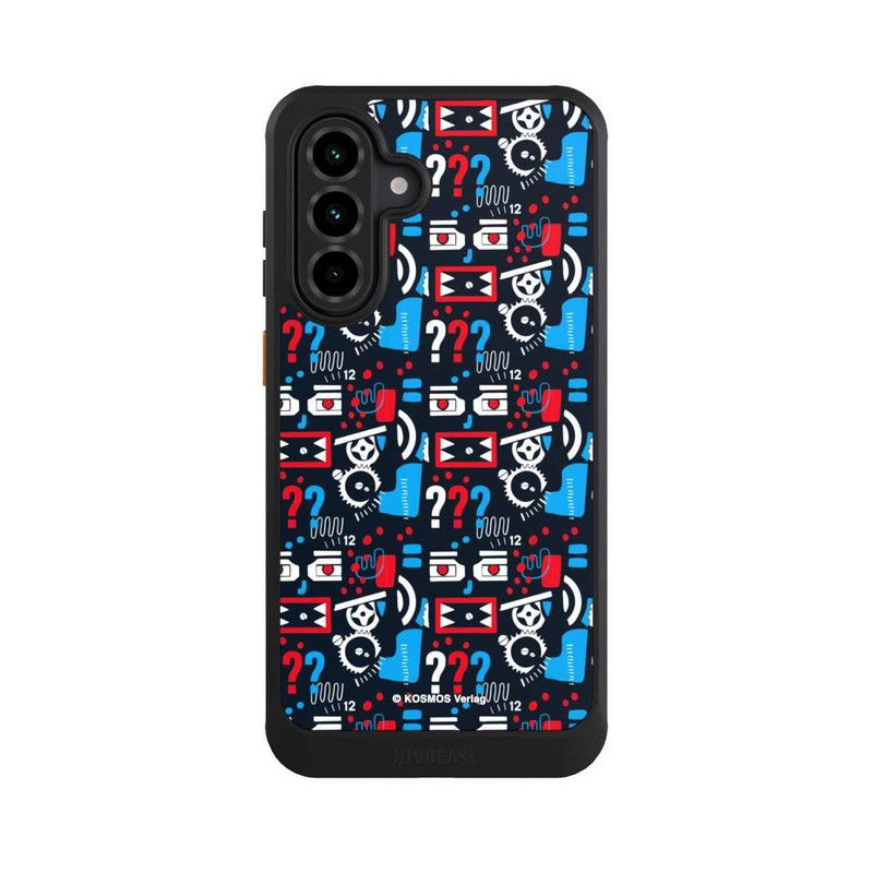 Galaxy A36 5G NIVOcore Drei Fragezeichen Wildes Muster