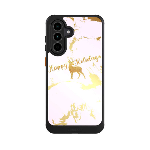 Samsung Galaxy A36 5G NIVOcore Happy Holidays Reindeer Gold