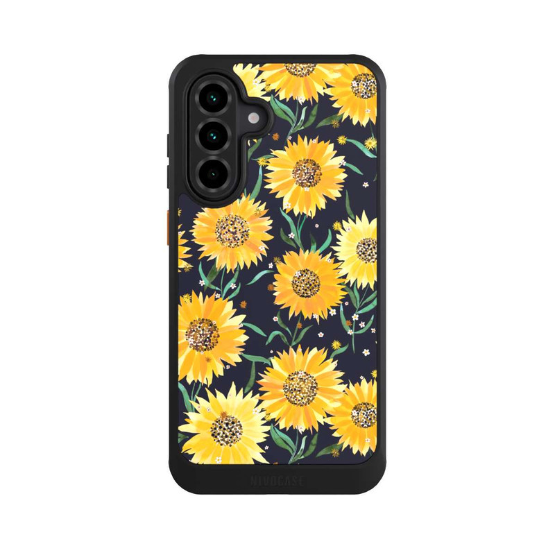 Galaxy A36 5G NIVOcore Sunflowers Black
