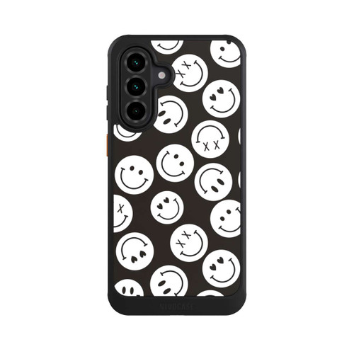 Samsung Galaxy A36 5G NIVOcore Smiles Emotes Pattern Black And White
