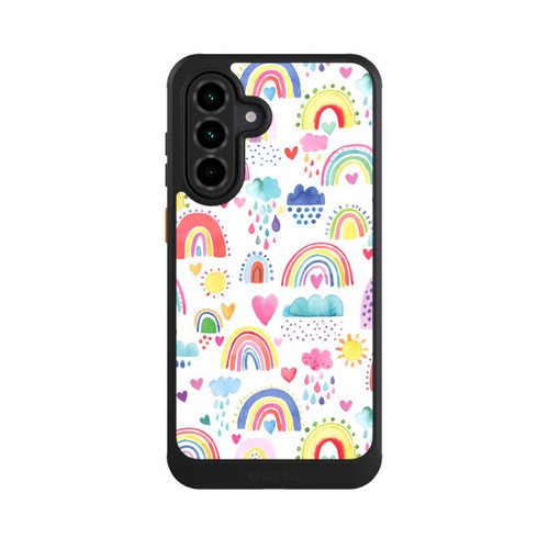 Samsung Galaxy A36 5G NIVOcore Schöne Regenbogen-Multi-Rot