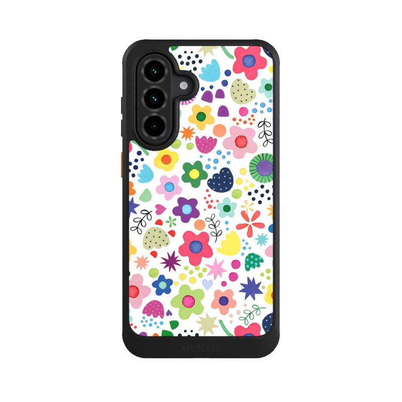Galaxy A36 5G NIVOcore Psychedelic Flowers Colorful