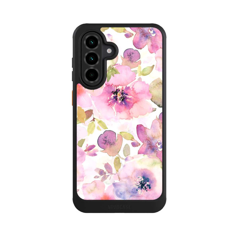 Galaxy A36 5G NIVOcore Papier Peint Fleurs Roses