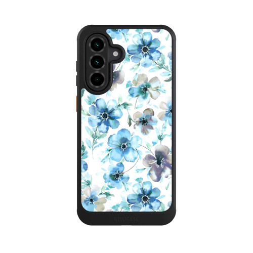 Samsung Galaxy A36 5G NIVOcore Blaues Blumenmuster Trendy