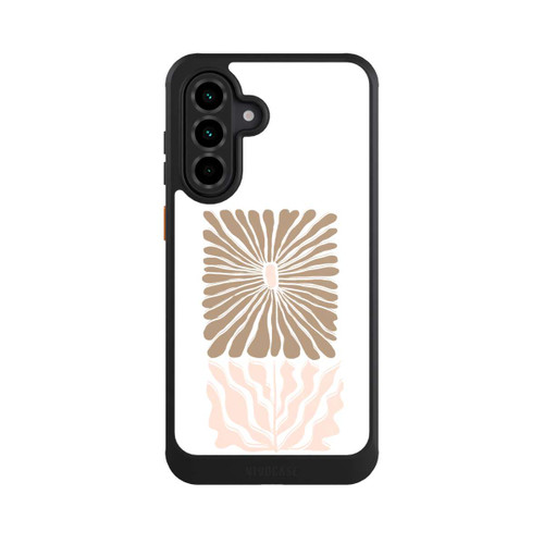 Samsung Galaxy A36 5G NIVOcore Eckige Blume Hellbraun