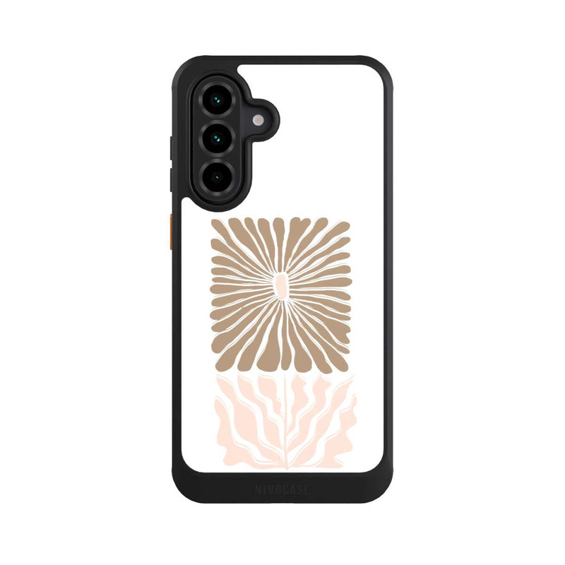 Galaxy A36 5G NIVOcore Fleur Boho Caramel sur Blanc