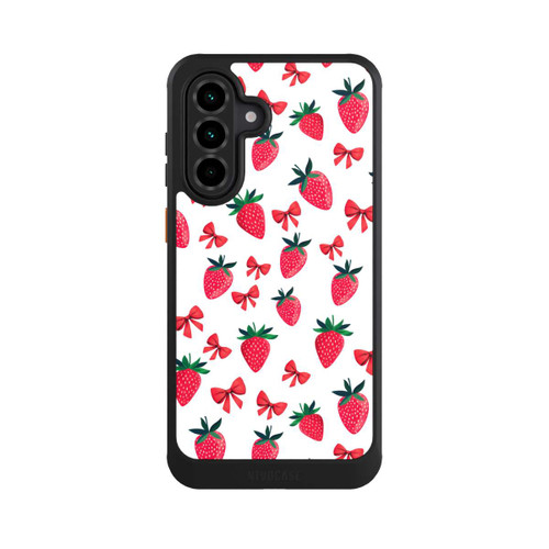 Samsung Galaxy A36 5G NIVOcore Strawberry Ribbon Pattern Red