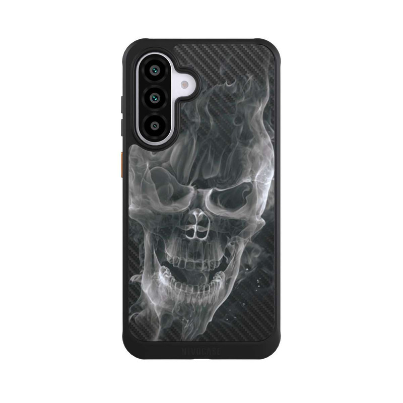 Galaxy A56 5G NIVOcore rauchender Totenkopf Carbon