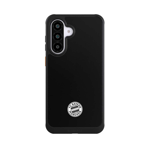 Samsung Galaxy A56 5G NIVOcore Klassisches FCB Logo Klein - Weiß auf Schwarz