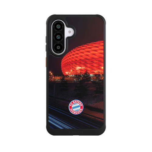 Samsung Galaxy A56 5G NIVOcore Allianz Arena bei Nacht FCB