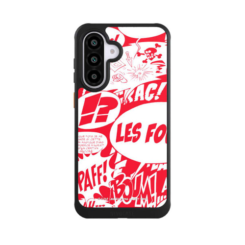 Samsung Galaxy A56 5G NIVOcore Speech Bubbles Asterix Red