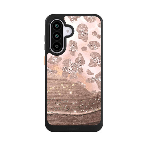 Samsung Galaxy A56 5G NIVOcore Silver Leopard Glitterlook