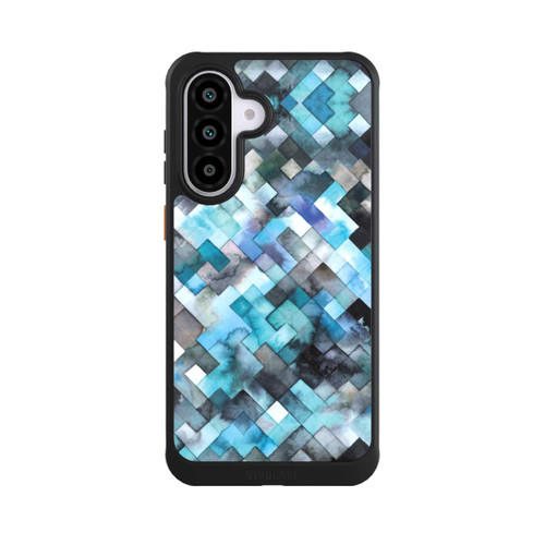 Samsung Galaxy A56 5G NIVOcore stimmungsvolles geometrisches Muster blau