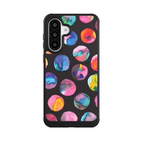 Samsung Galaxy A56 5G NIVOcore Marbres d'encre colorés points noirs