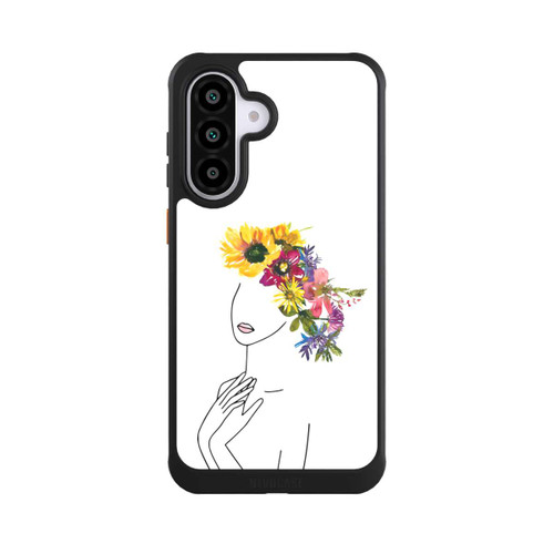 Samsung Galaxy A56 5G NIVOcore Line Art Woman flowercrown