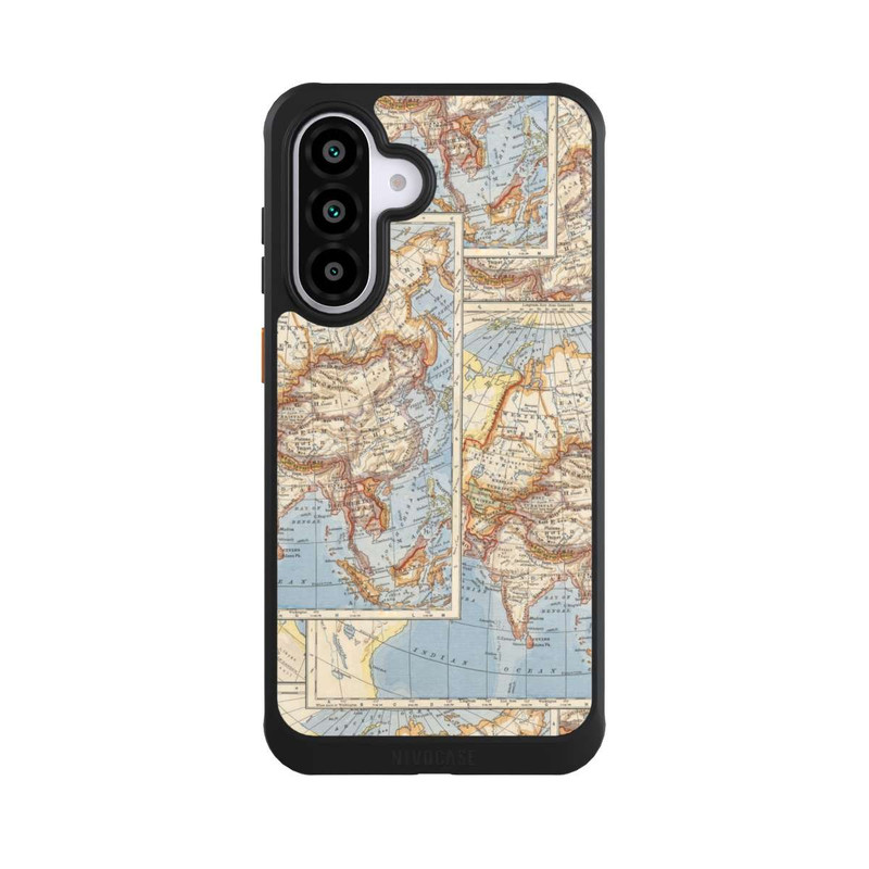 Galaxy A56 5G NIVOcore Weltkarte Vintage