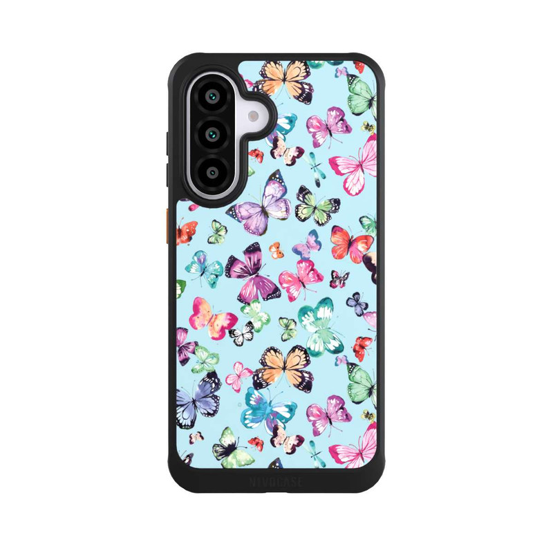Galaxy A56 5G NIVOcore Butterflies Pink Orange Blue