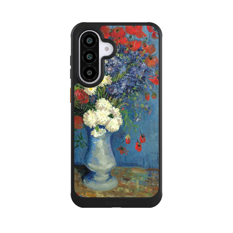 Galaxy A56 5G NIVOcore Stillleben Vase mit Kornblumen und Mohnblumen von Vincent Van Gogh