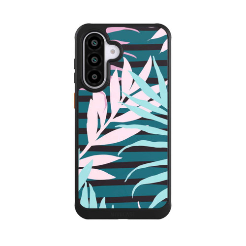 Samsung Galaxy A56 5G NIVOcore Pastel Jungle Leaves Pink Teal Seamless