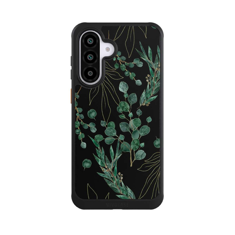 Galaxy A56 5G NIVOcore Eukalyptusblätter schwarz