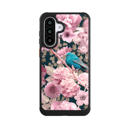 Samsung Galaxy A56 5G NIVOcore Sparrows in Pink Flower Pattern
