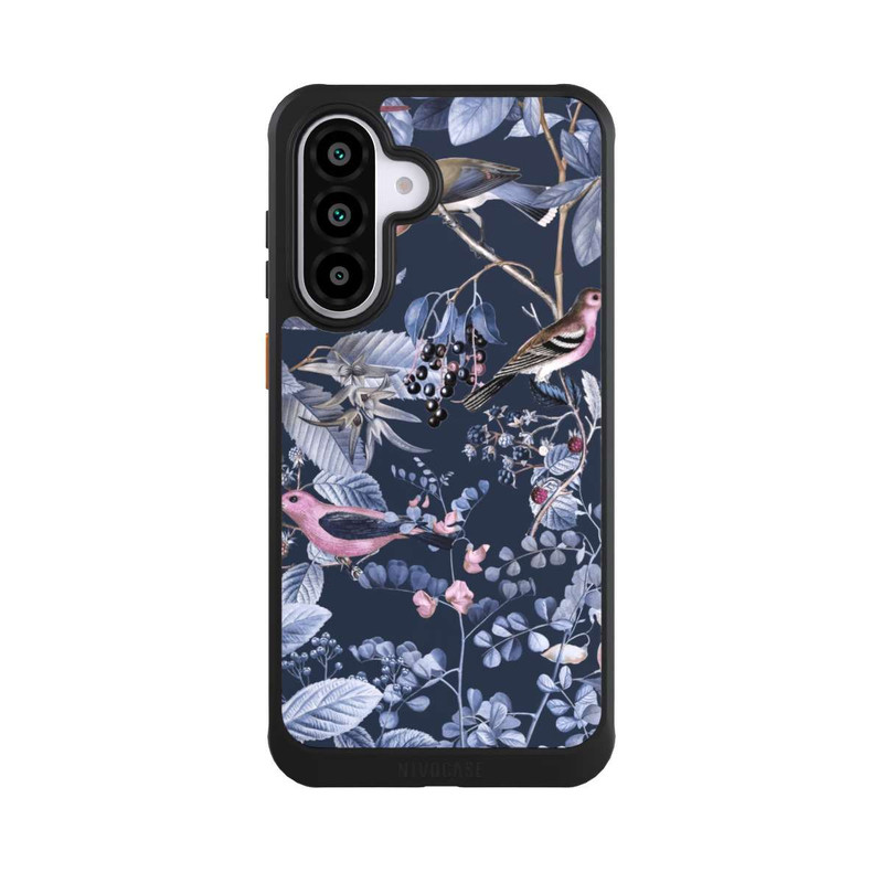 Galaxy A56 5G NIVOcore Vögel und Beeren blau