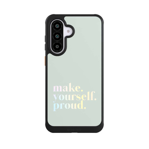 Samsung Galaxy A56 5G NIVOcore Make Yourself Proud Zitat-Minze und Farbverlauf