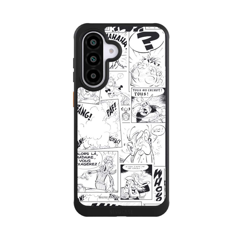 Galaxy A56 5G NIVOcore BD Astérix Blanc & Noir