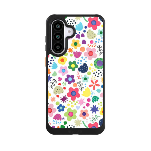 Samsung Galaxy A56 5G NIVOcore Psychedelische Blumen bunt