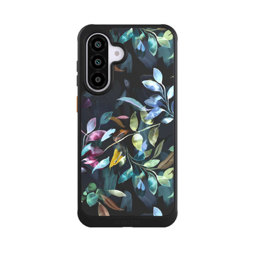 Samsung Galaxy A56 5G NIVOcore Aquarelle Feuilles Mystiques Noir