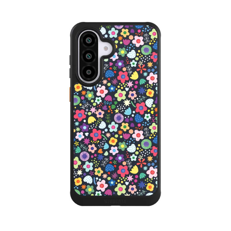 Galaxy A56 5G NIVOcore Psychedelic Flowers Multi Black
