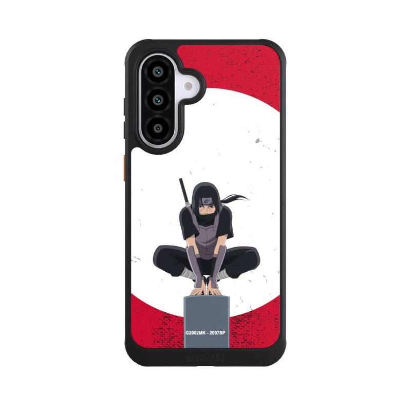 Galaxy A56 5G NIVOcore Itachi Uchiha Symbol Roter Hintergrund