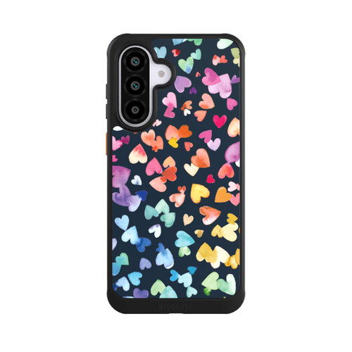 Samsung Galaxy A56 5G NIVOcore Valentinstag Herzen Schwarz